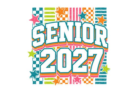 Download Senior 2027 Retro PNG - Premium Bundle